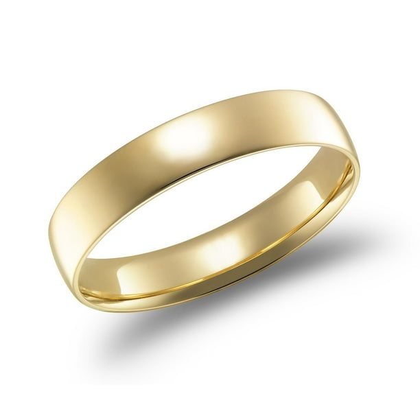 Forever Last 10kt Yellow Gold 4mm Wedding Band 