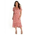 thumbnail image 1 of IVY Robe Taille Smockee A Manches Courtes, 1 of 8