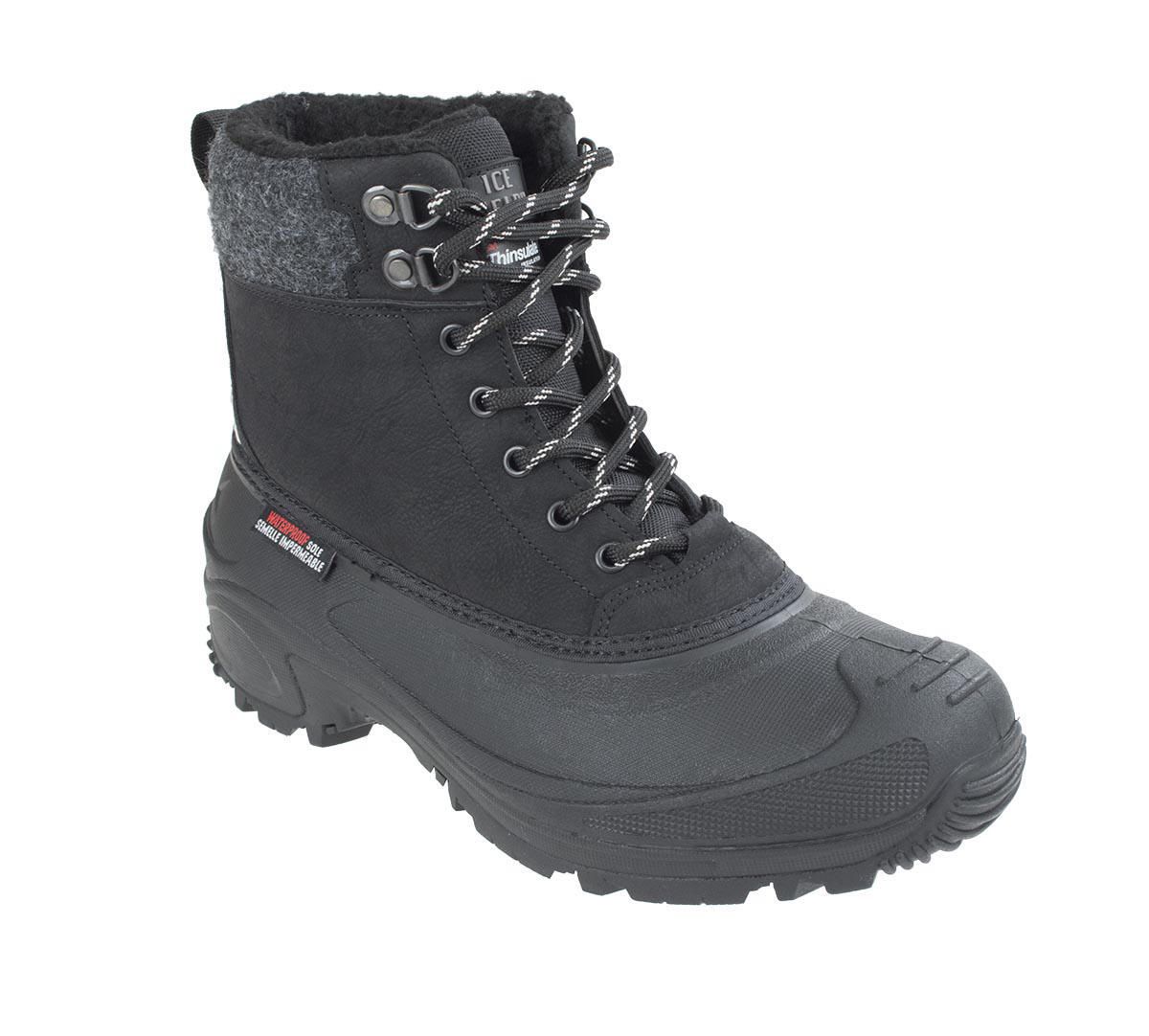 Ice Fields Men’s 10 Timothy 17 Lace Up Winter Boots | Walmart Canada