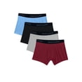 thumbnail image 1 of Men's All Day Comfort Cotton Stretch Trunk Underwear, Assorted 4 Pack, 1 of 4