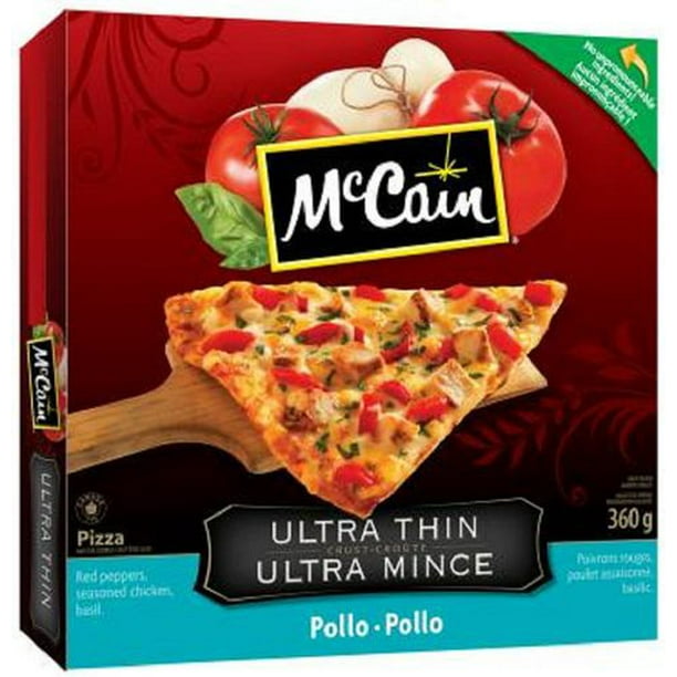 Pizza Pollo à croûte ultra mince de McCain