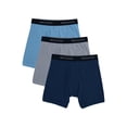 thumbnail image 1 of Men's Breathable Cotton Mesh Boxer Brief Underwear, Assorted 3 pack, 1 of 4