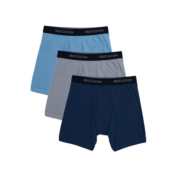 Caleçons boxers pour hommes en maille de coton respirant, paquet de 3 assortis
