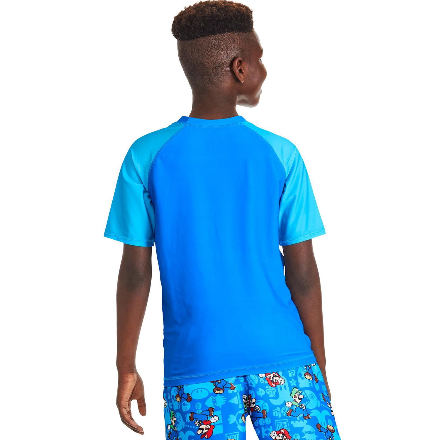 Haut de bain anti-UV Super Mario Nintendo pour garçons