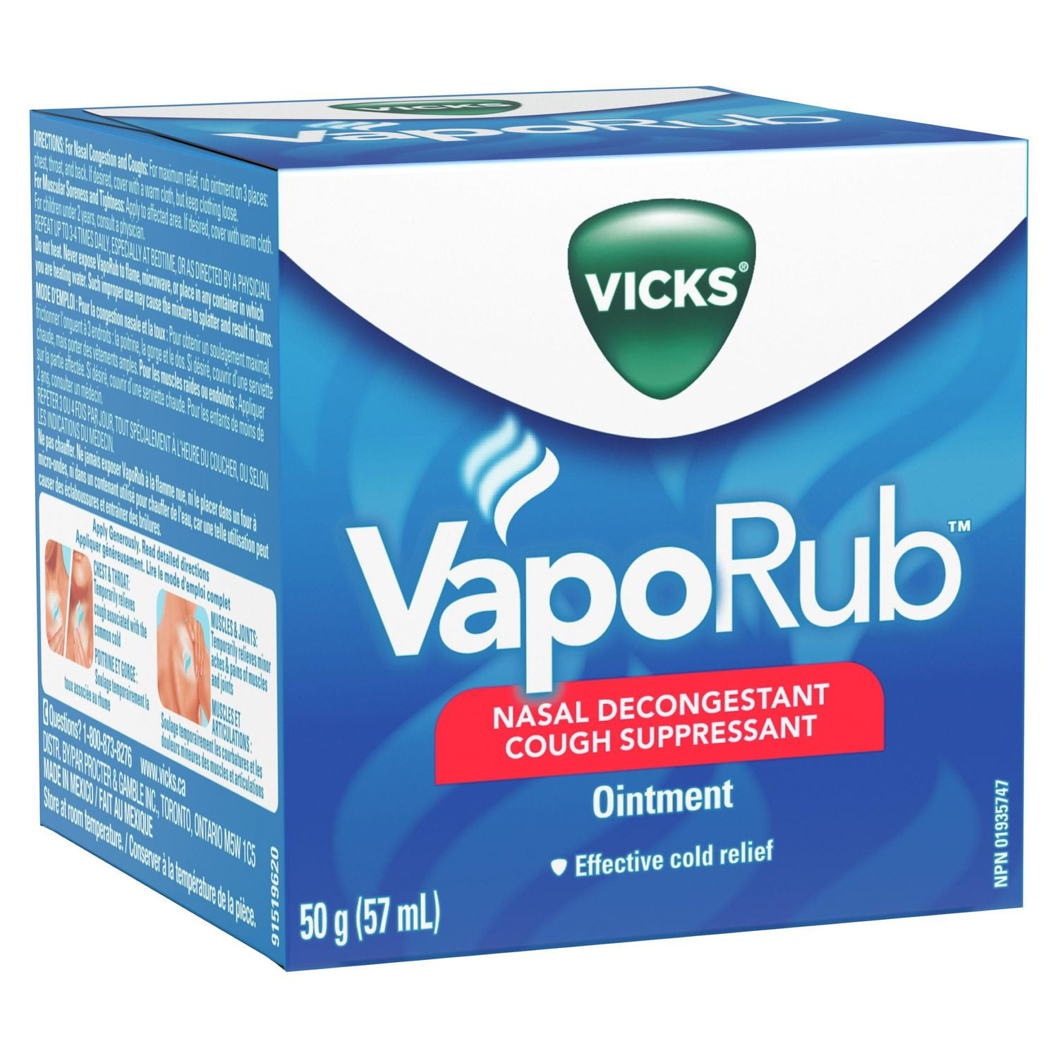 Vicks Vaporub Ointment, 57 mL - Walmart.ca