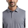 thumbnail image 4 of PGAT TOUR Course Essentials Men's Airflux Solid Short Sleeve Polo Shirt, 4 of 4