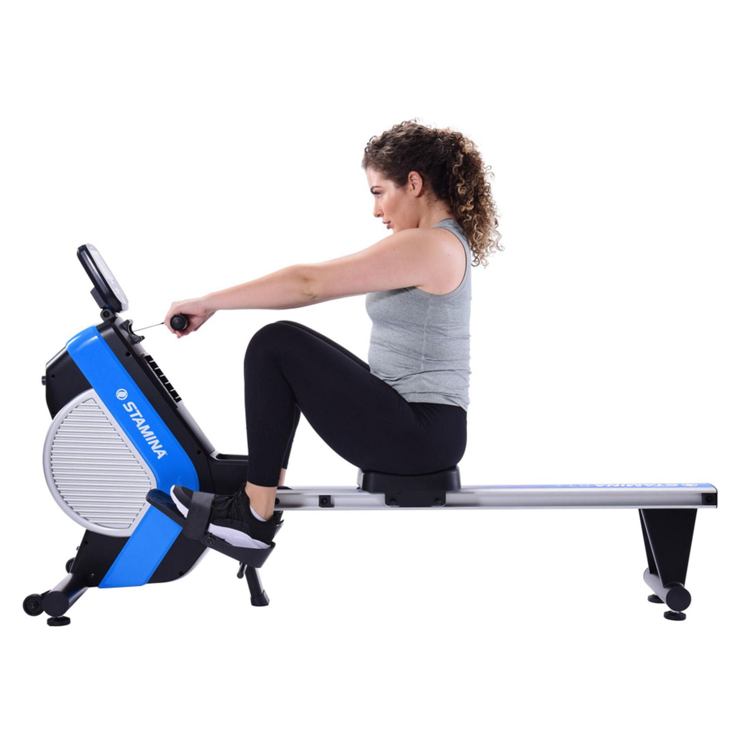 Stamina DT Plus Rowing Machine 1409 Black Blue Walmart