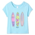 thumbnail image 3 of T-shirt à imprimé graphique Justice pour filles, 3 of 3