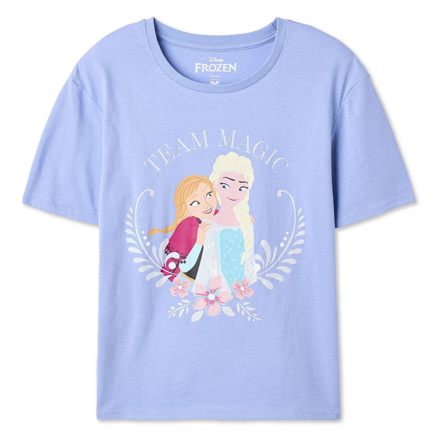 T-shirt à imprimé graphique La Reine des neiges Disney pour filles
