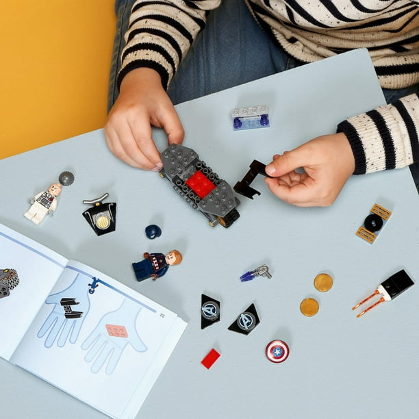 Lego 76189 marvel l'affrontement entre captain america et hydra jouet de  super héros avec moto enfants de 4 ans et plus - La Poste