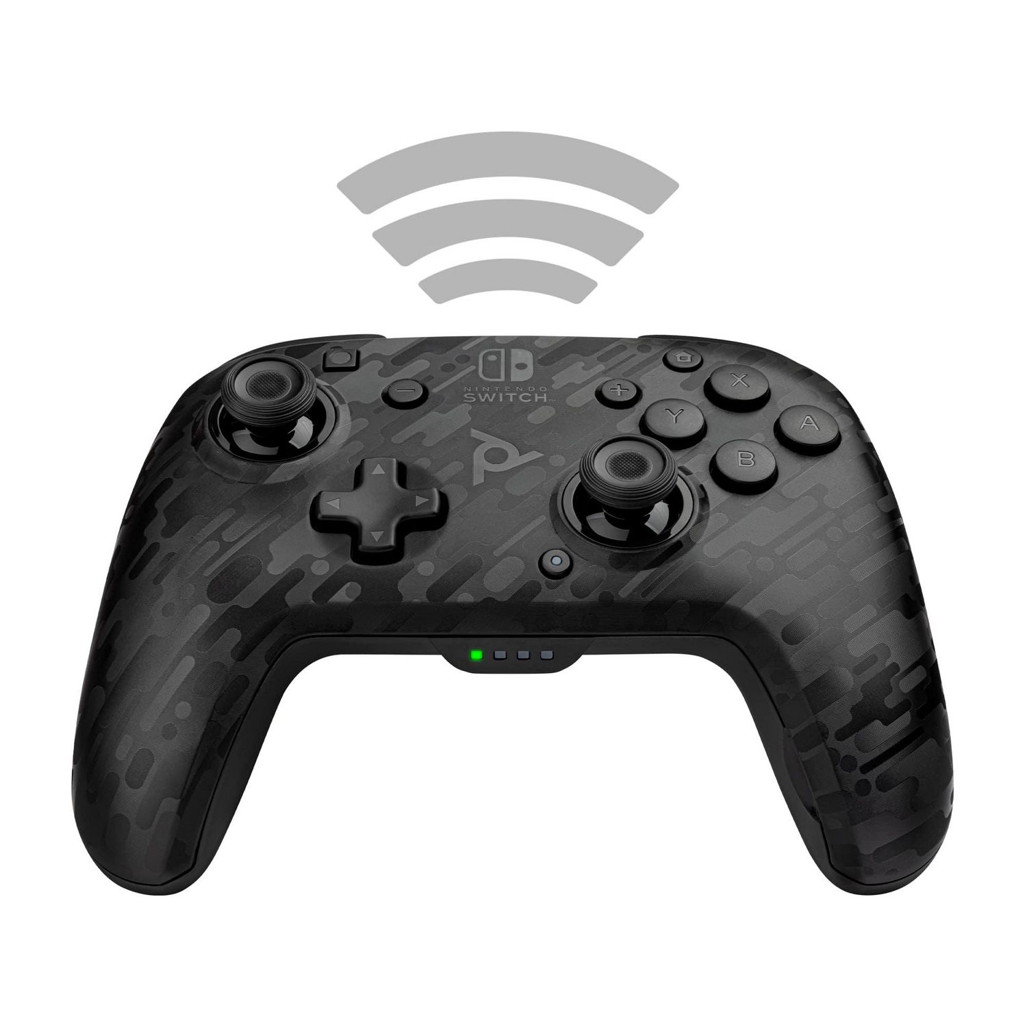 PDP Nintendo Switch Faceoff Wireless Deluxe Controller: Black Camo