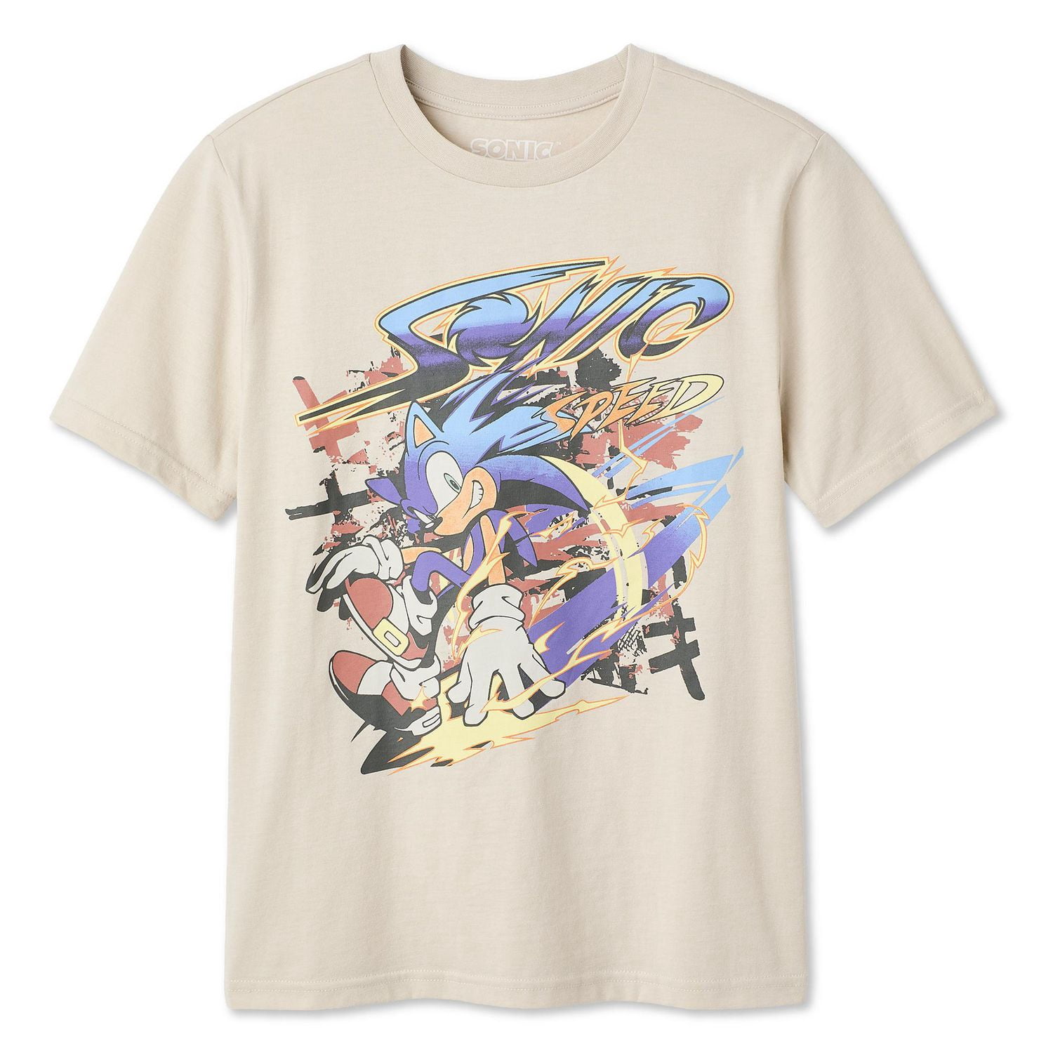 T-shirt à imprimé graphique Sonic Le Hérisson pour garçons