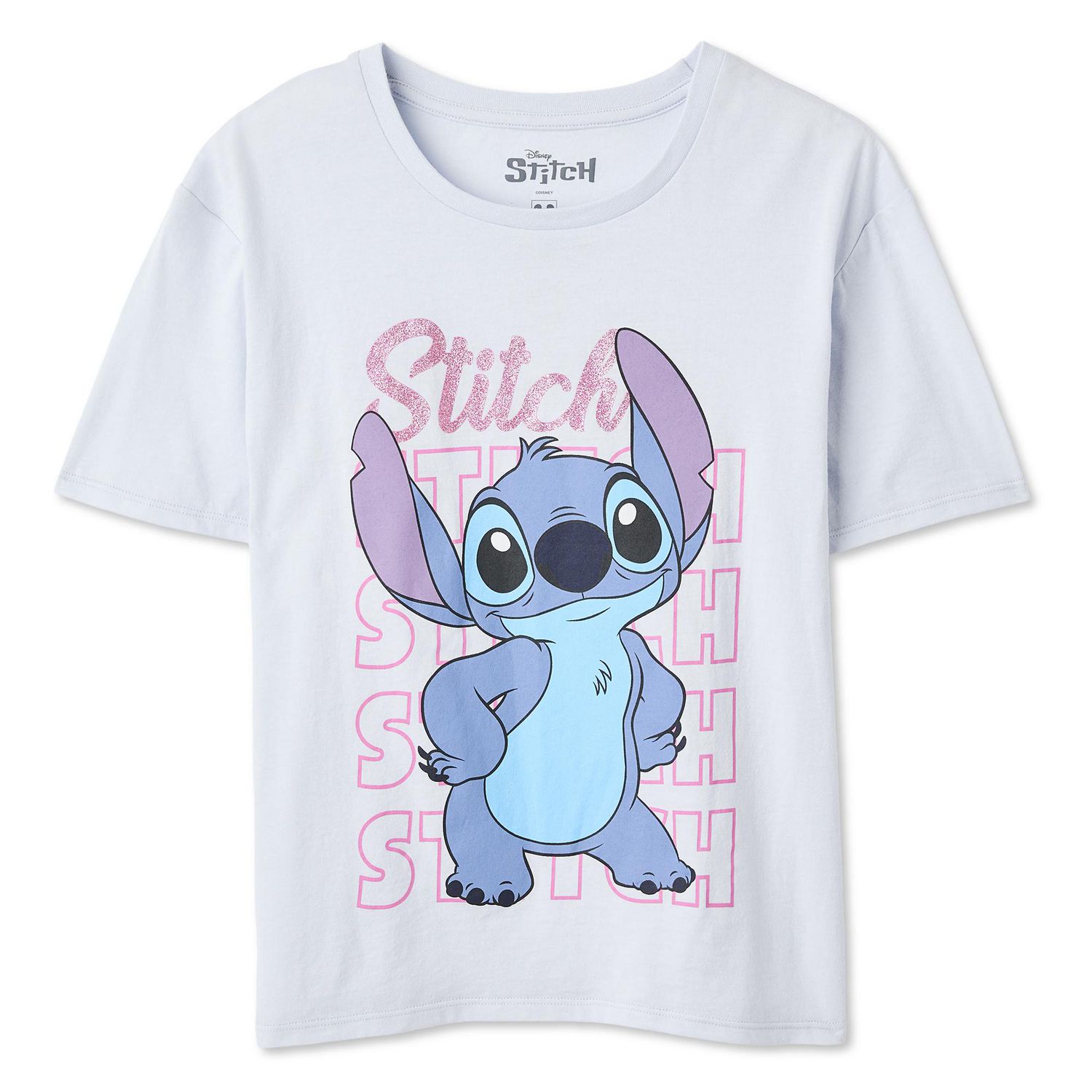 T-shirt à imprimé graphique Stitch Disney pour filles