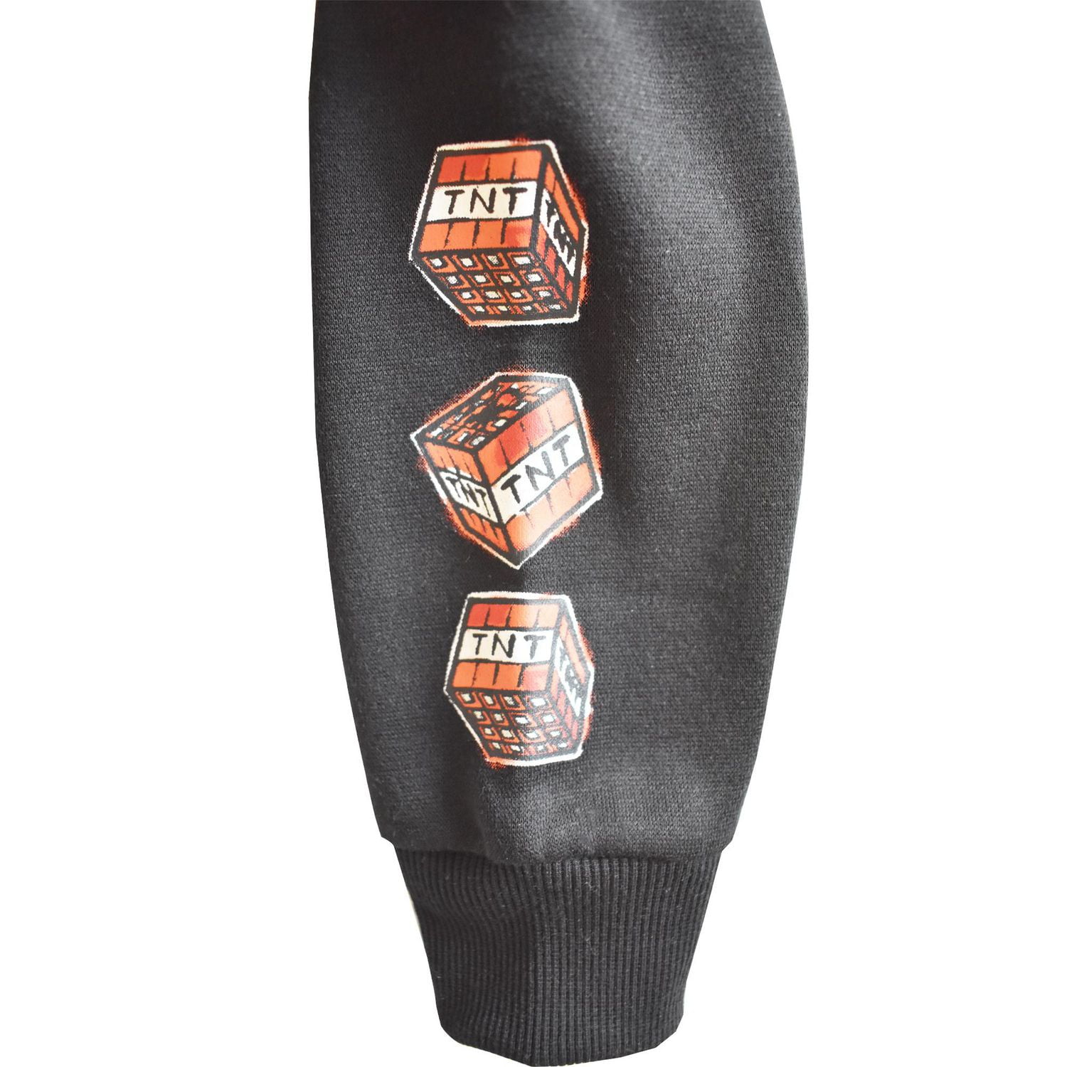 Sweat à capuche à manches longues Minecraft Creeping Death pour garçon