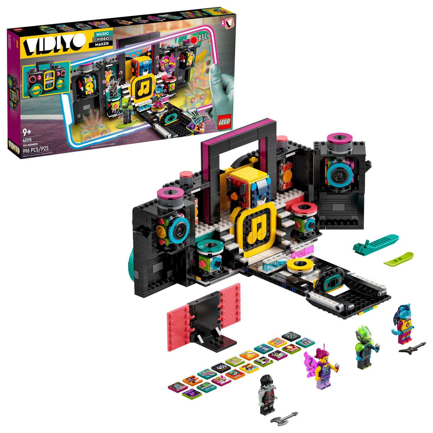 LEGO VIDIYO The Boombox 43115 Toy Building Kit; AR Set with App