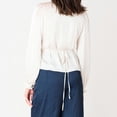 thumbnail image 4 of Devoted, Satin Wrap Blouse, Sizes XS-XL, 4 of 4