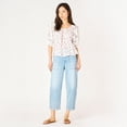 thumbnail image 2 of Devoted, Tie-Back Printed Top, Sizes XS-XL, 2 of 4