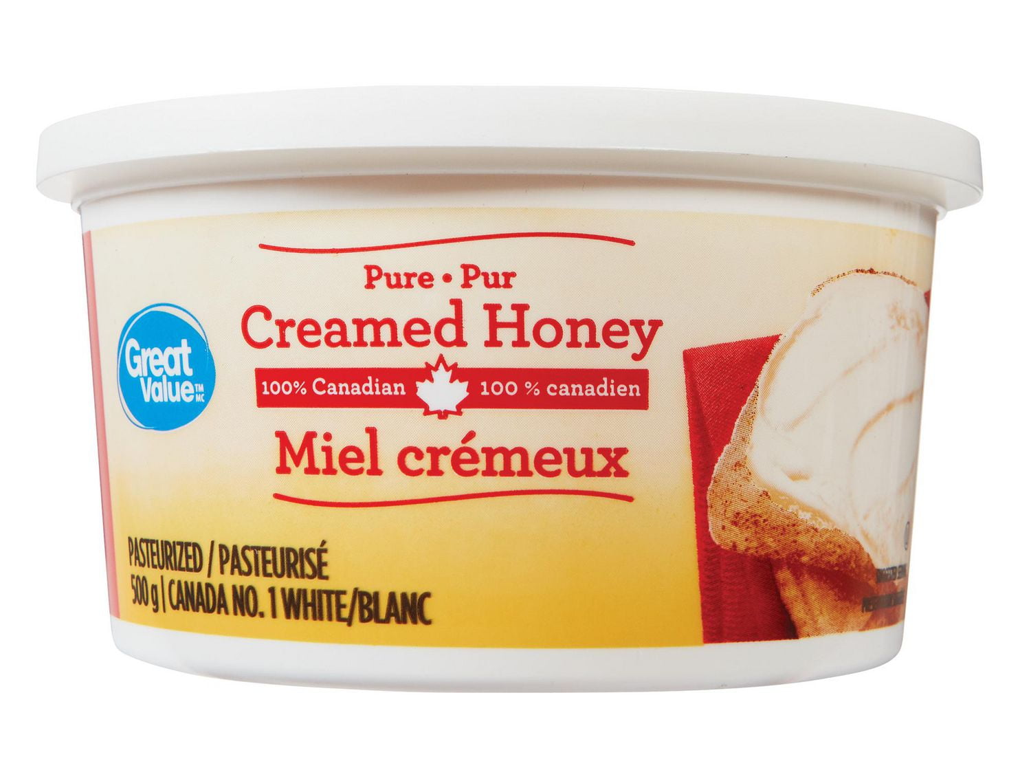 Great Value Pure Creamed Honey Pasteurized Walmart Canada