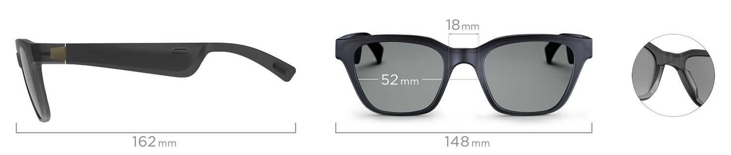 Bose Frames Bluetooth Audio Sunglasses, Rondo, S/M - Walmart.ca