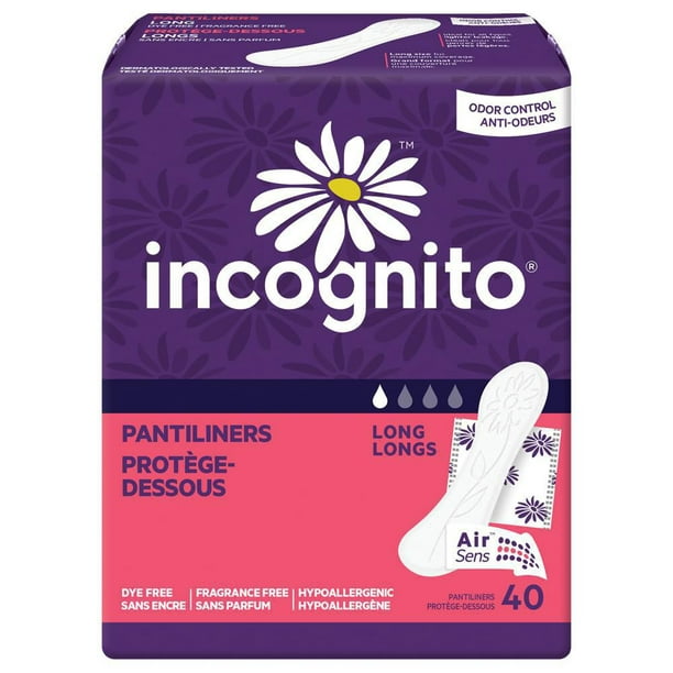 Protège-dessous longs anti-odeurs Incognito® , 40 un