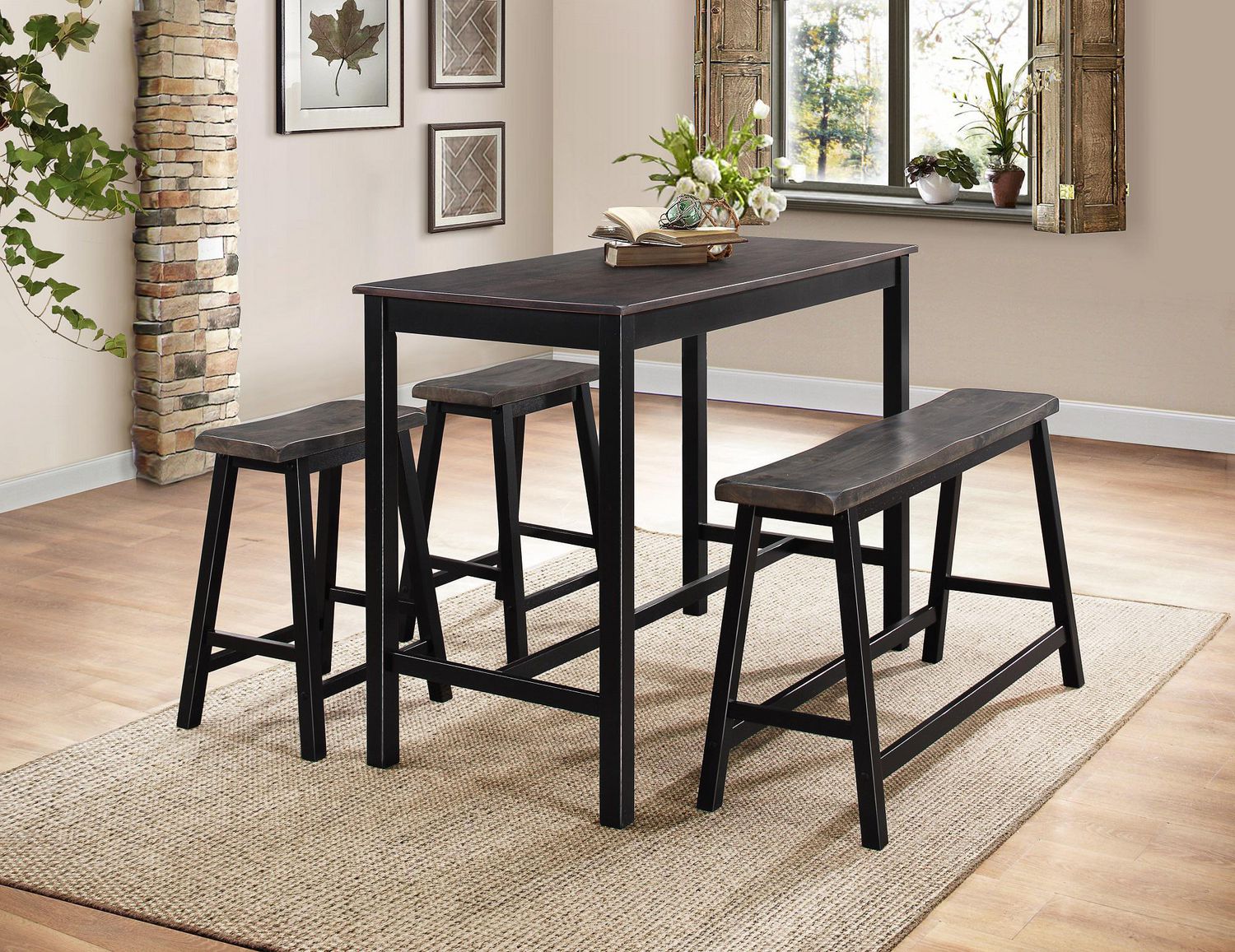 4 piece counter height dining set