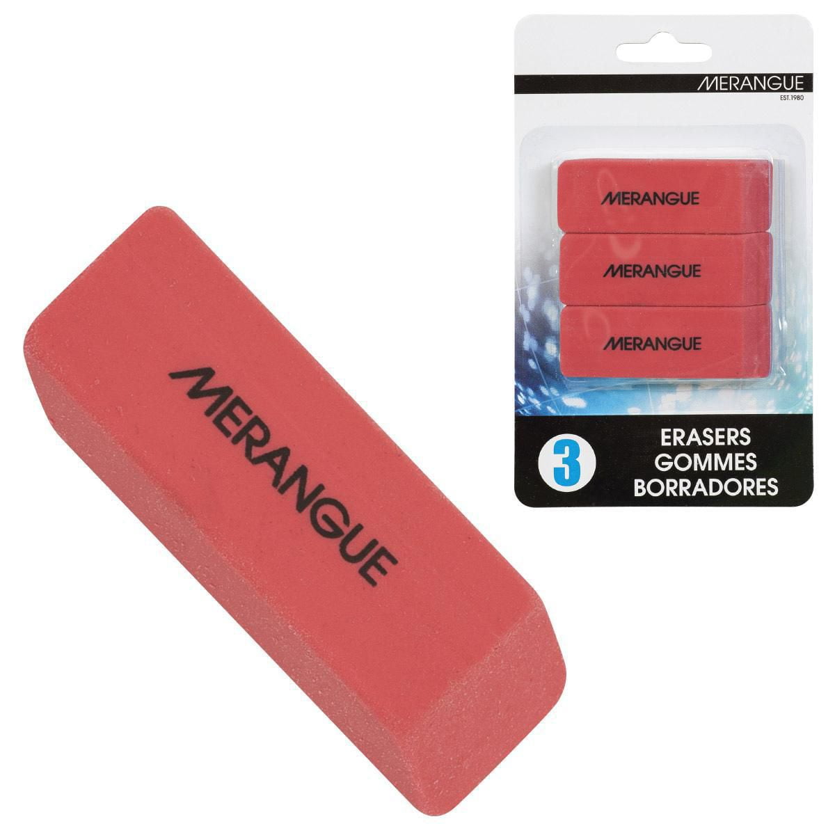 3 Pack Pink Erasers x 12 Walmart Canada