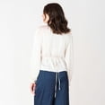 thumbnail image 3 of Devoted, Satin Wrap Blouse, Sizes XS-XL, 3 of 4