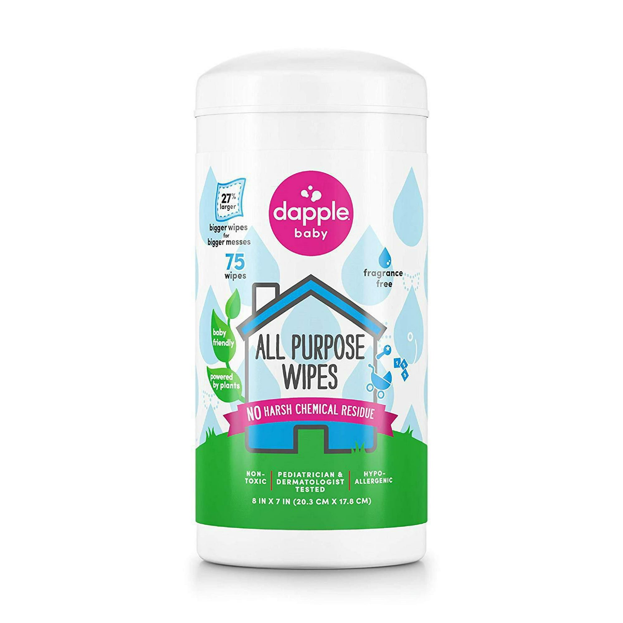 Dapple® All Purpose Cleaning Wipes, Fragrance Free, 75ct, Deliver
