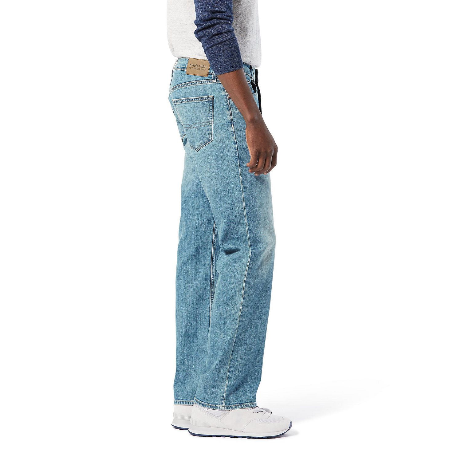 Signature by Levi Strauss & Co.® Men’s Relaxed Fit Jeans, Available sizes:  29 – 42