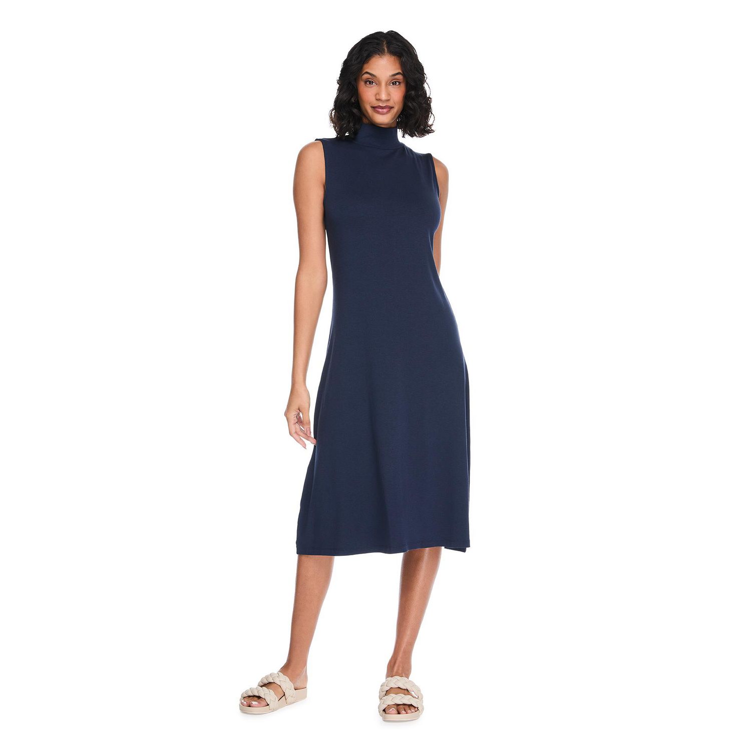 Robe débardeur coupe longue George pour femmes