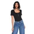 thumbnail image 1 of George Women's Henley Bodysuit, 1 of 6