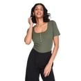 thumbnail image 1 of Justaucorps avec encolure henley George pour femmes, 1 of 6