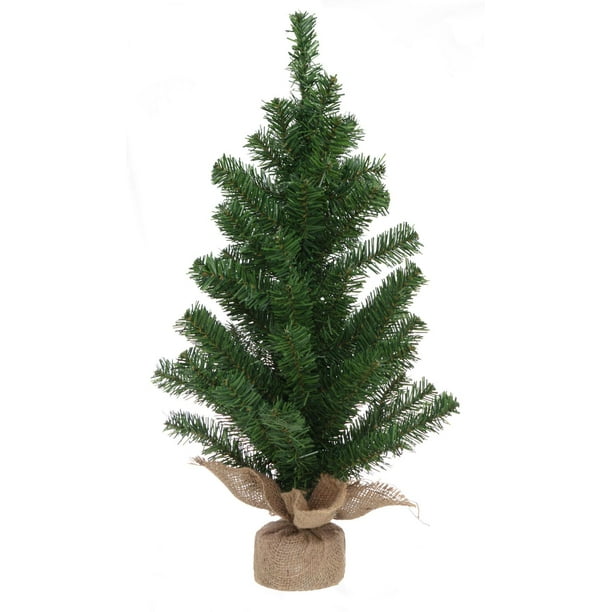 kieragrace KG mini sapin de Noël artificiel Evan – Vert, hauteur de 60,96  cm (2 pi), sapin Winnipeg 