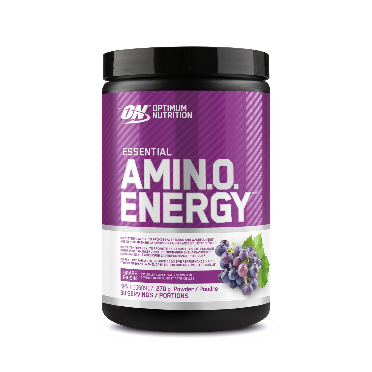 Optimum Nutrition Amino Energy Powder: Grape - 30 Servings (270G)
