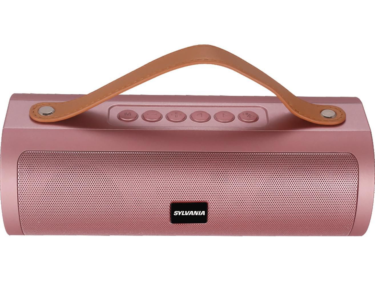 sylvania pink bluetooth speaker