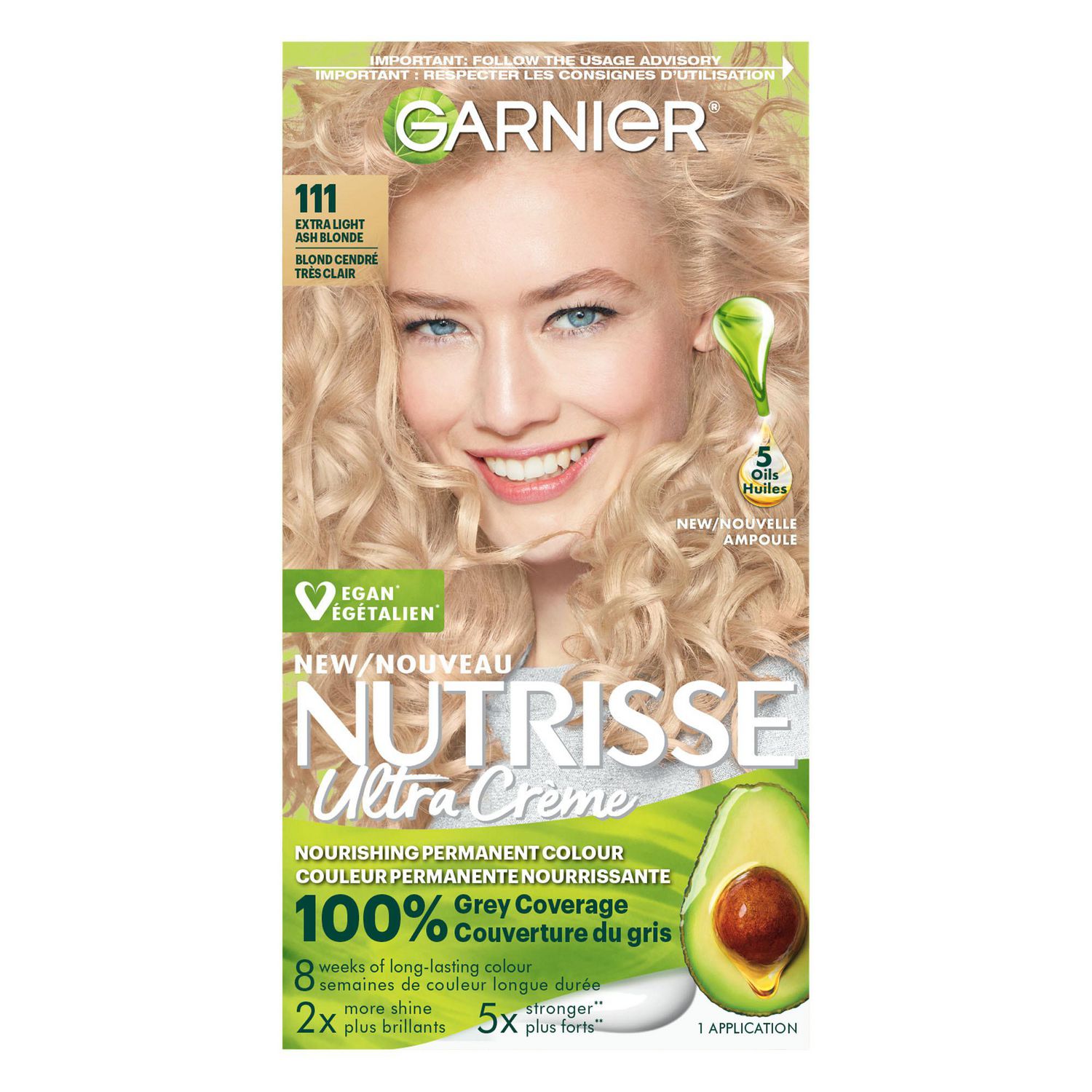 Garnier Nutrisse Cream 111 Very Light Ash Blonde Walmart Canada