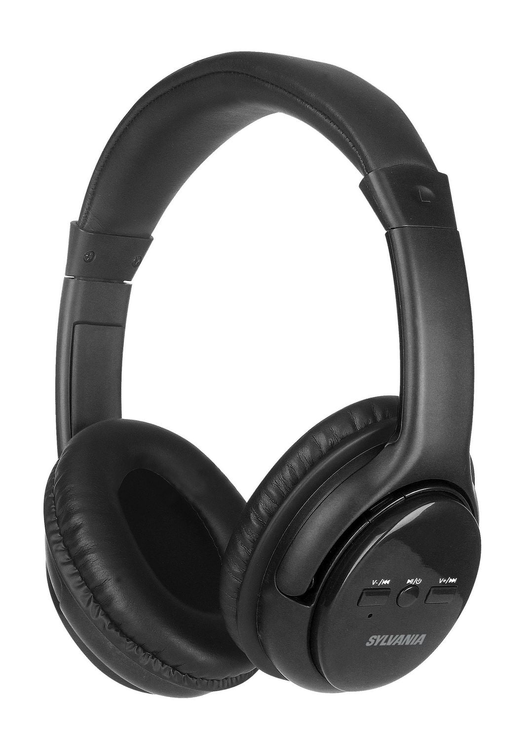 Sylvania Bluetooth Stereo Headphones with Microphone - Black | Walmart ...