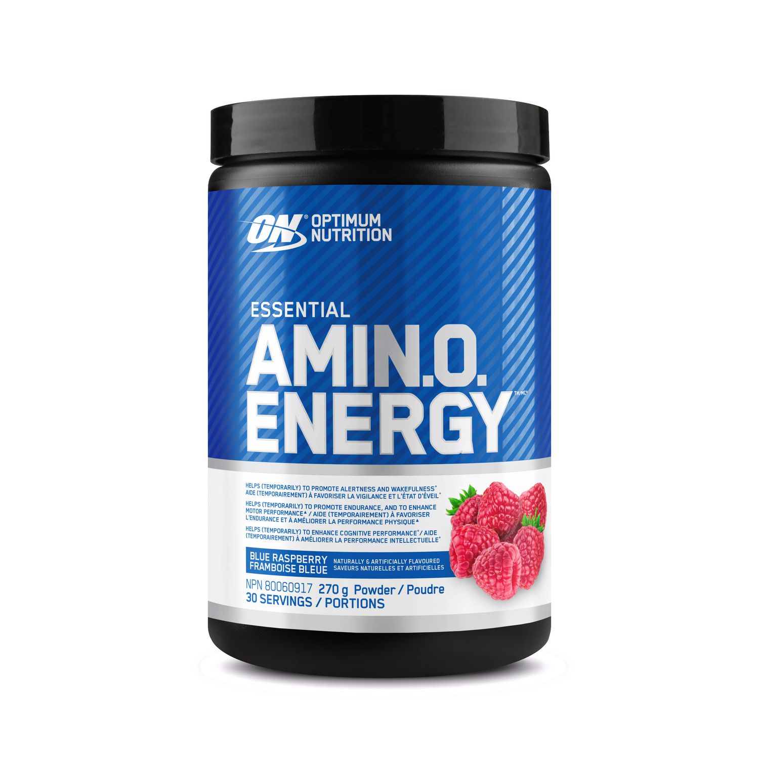 Optimum Nutrition Amino Energy Powder: Blue Raspberry - 30 Servings (270G)
