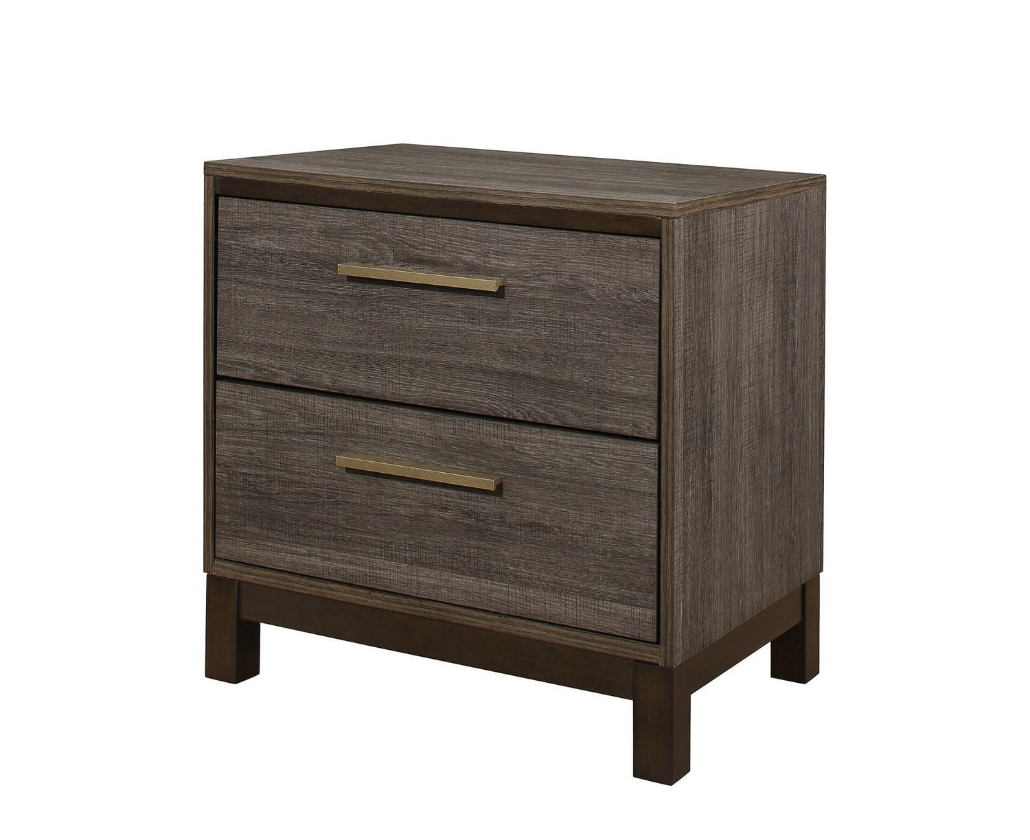 Topline Home Furnishing Grey Wood Texture Night Stand Walmart Canada