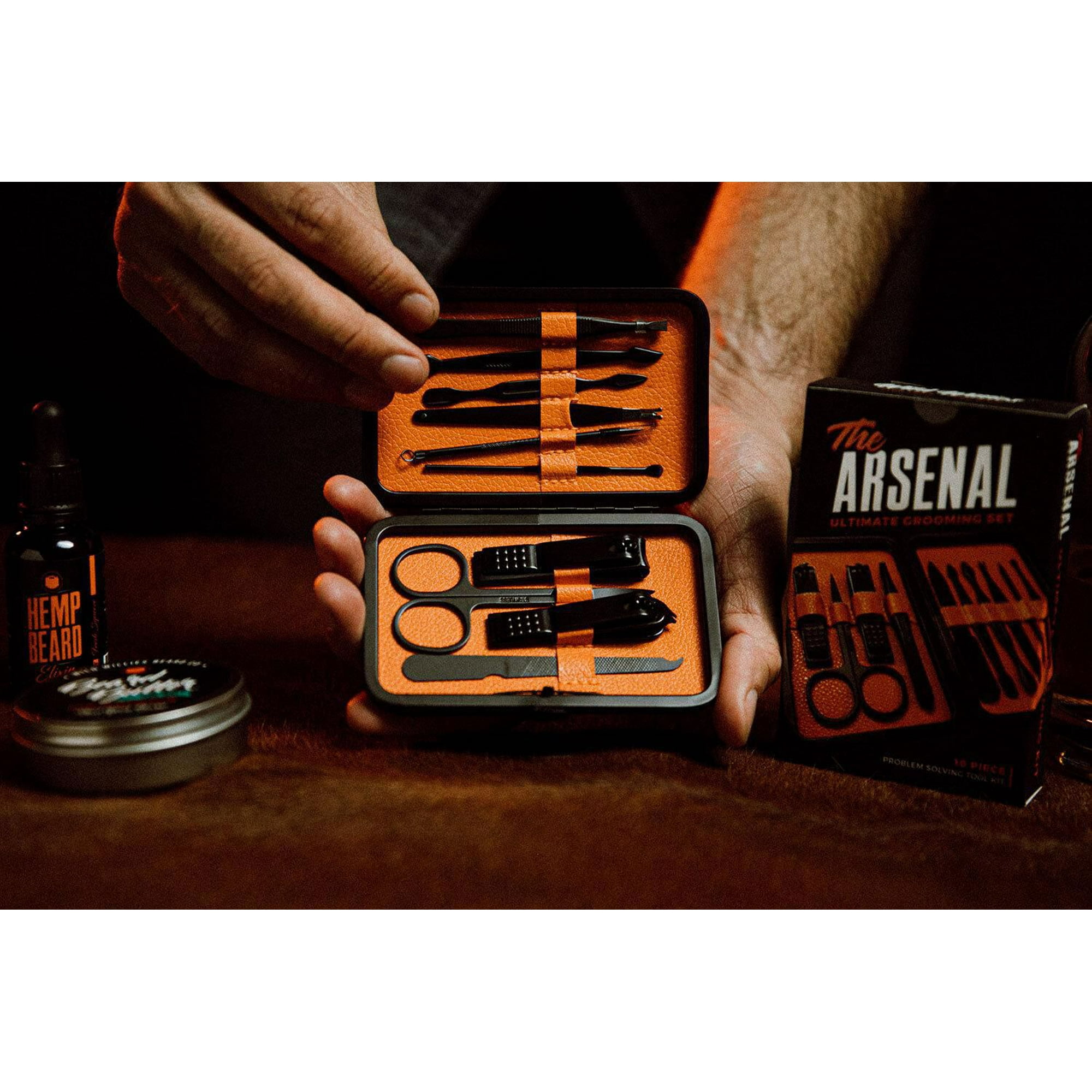 WILD WILLIES THE ARSENAL ULTIMATE GROOMING KIT, 10 Piece Men's