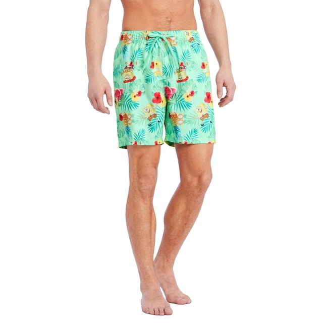 Short de bain Bob l’éponge Nickelodéon pour hommes