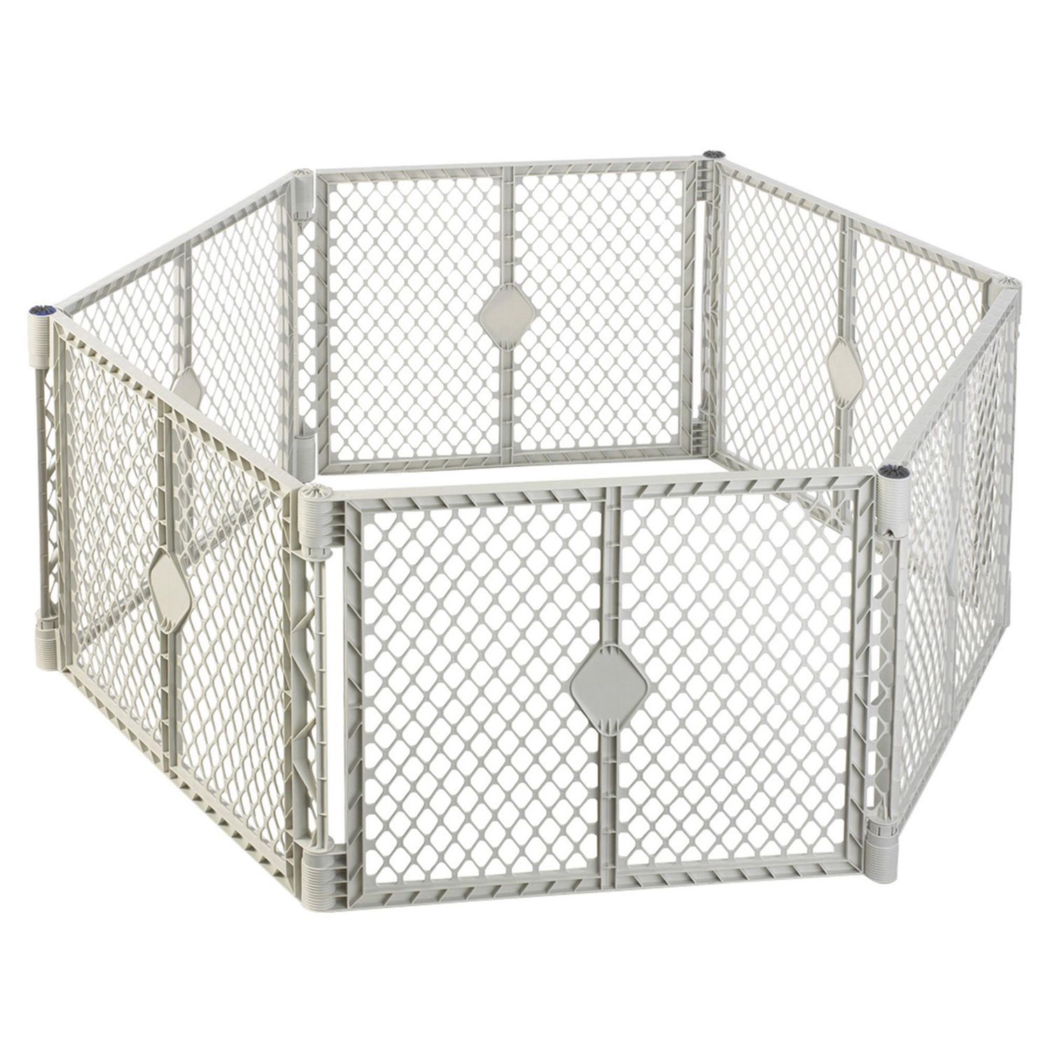 North States 6-Panel Easy To Use Baby Gate Plastic Superyard Classic Baby  or Pet Playard Walmart Canada