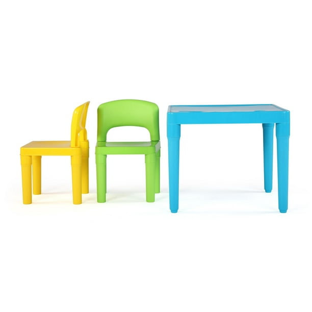 Table et 4 chaises en plastique légères pour enfant Humble Crew