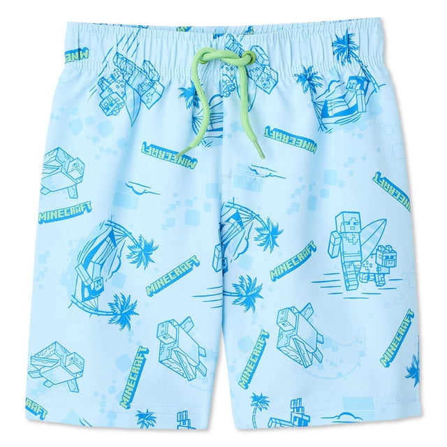 Minecraft Boys' Swim Trunk