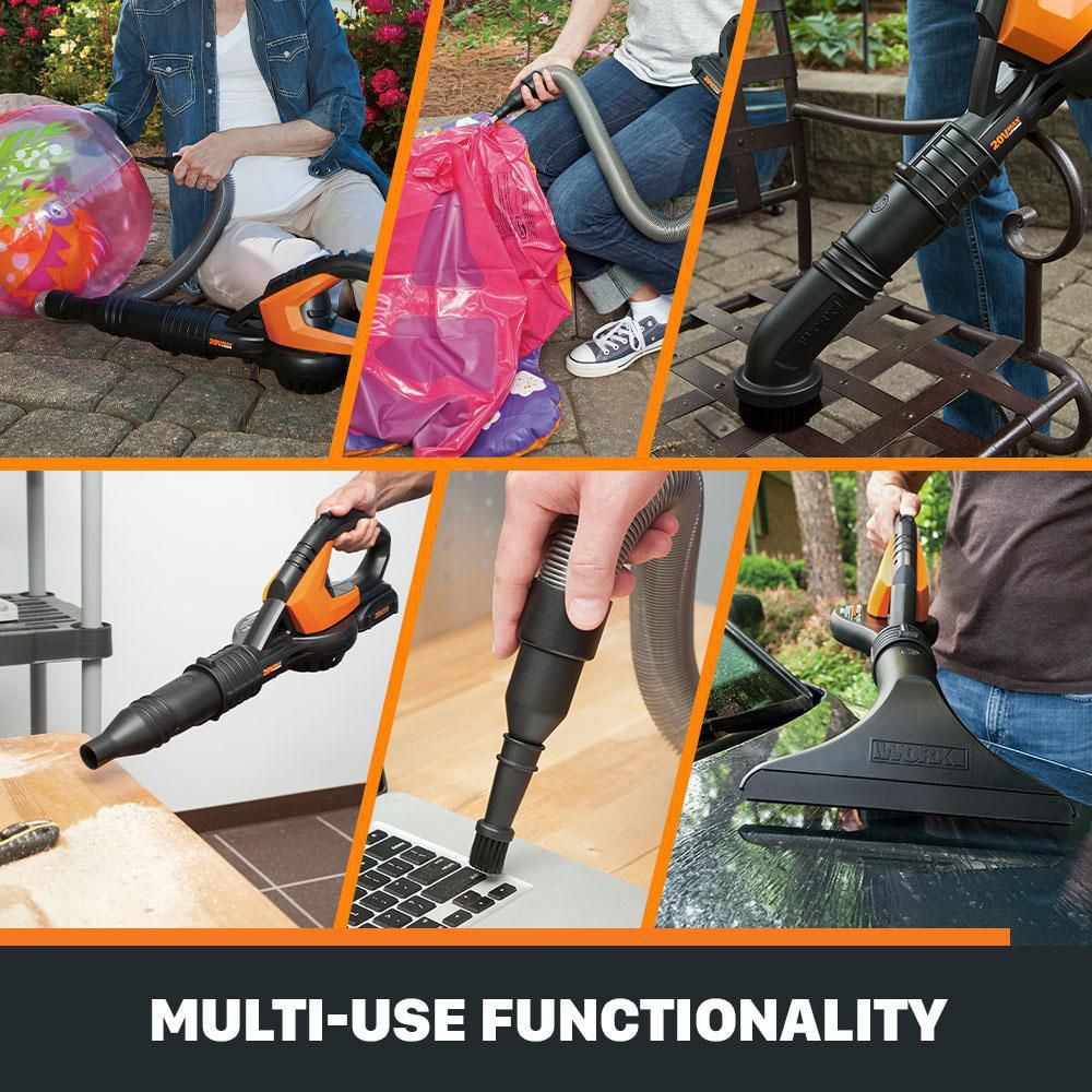 Worx cordless leaf store blower vacuum