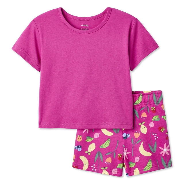 Ensemble 2 pièces avec short George pour petites filles