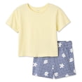 thumbnail image 1 of Ensemble 2 pièces avec short George pour petites filles, 1 of 2