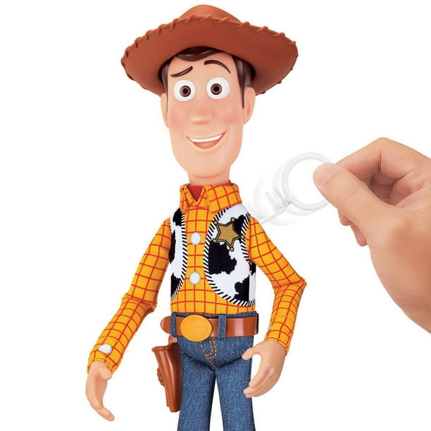 Toy Story 4 WOODY LE SHÉRIF Figurine d'action de luxe avec ficelle 