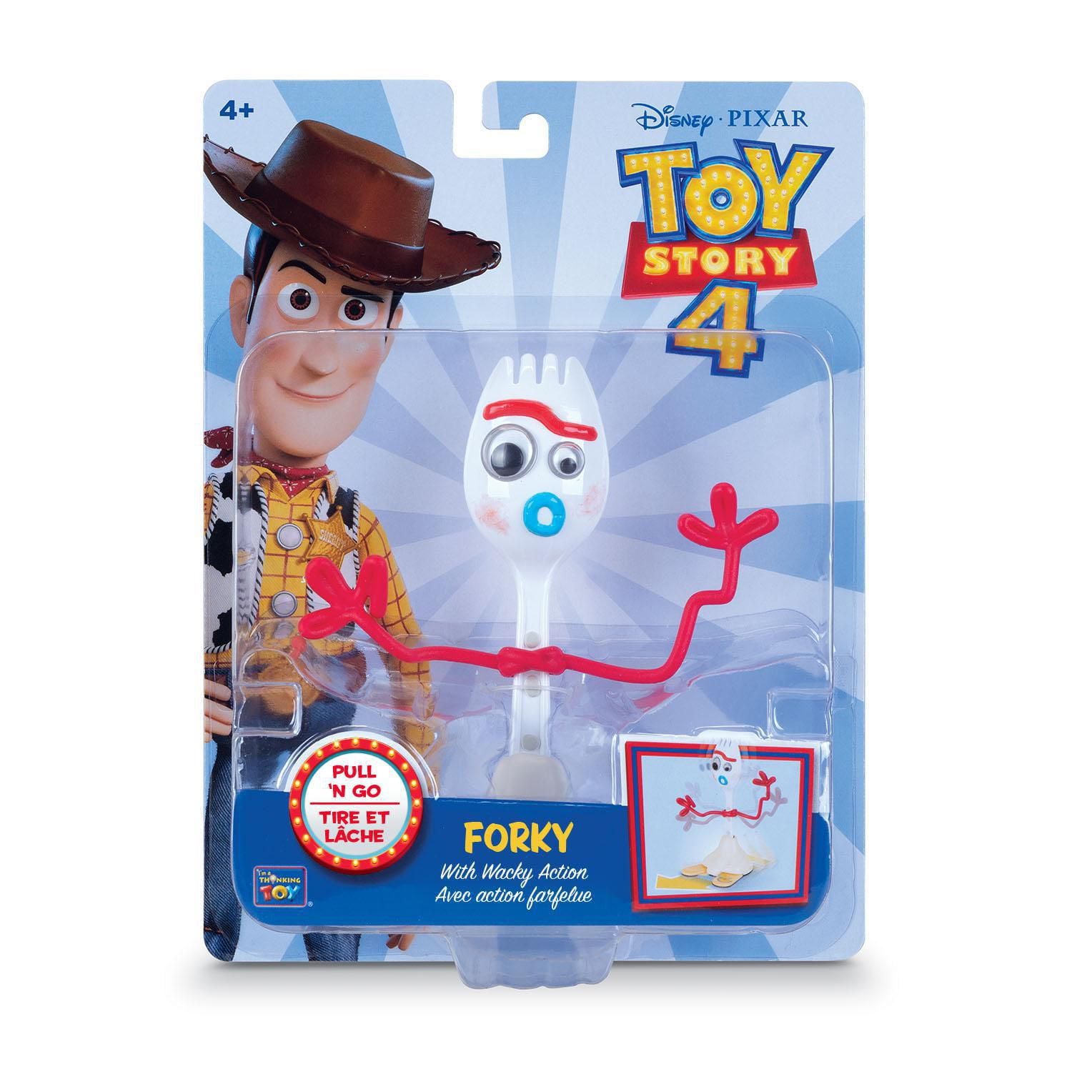 Toy Story 4 Pull N Go Forky Walmart