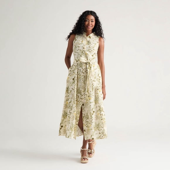 Mexx Women’s Printed Button Front Woven Dress